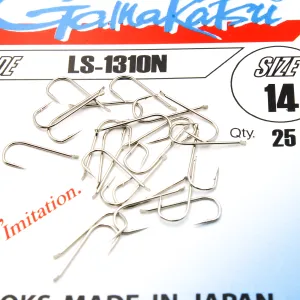 Haczyki Gamakatsu LS-1310 r.14 25szt NIKIEL