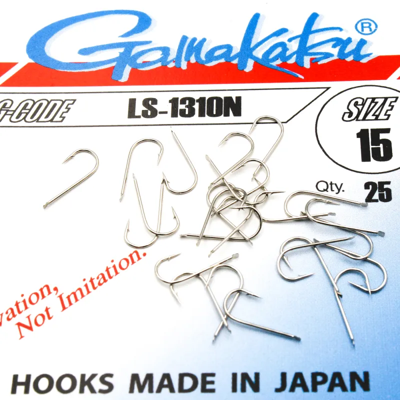 Haczyki Gamakatsu LS-1310 r.15 25szt NIKIEL