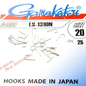Haczyki Gamakatsu LS-1310 r.20 25szt NIKIEL