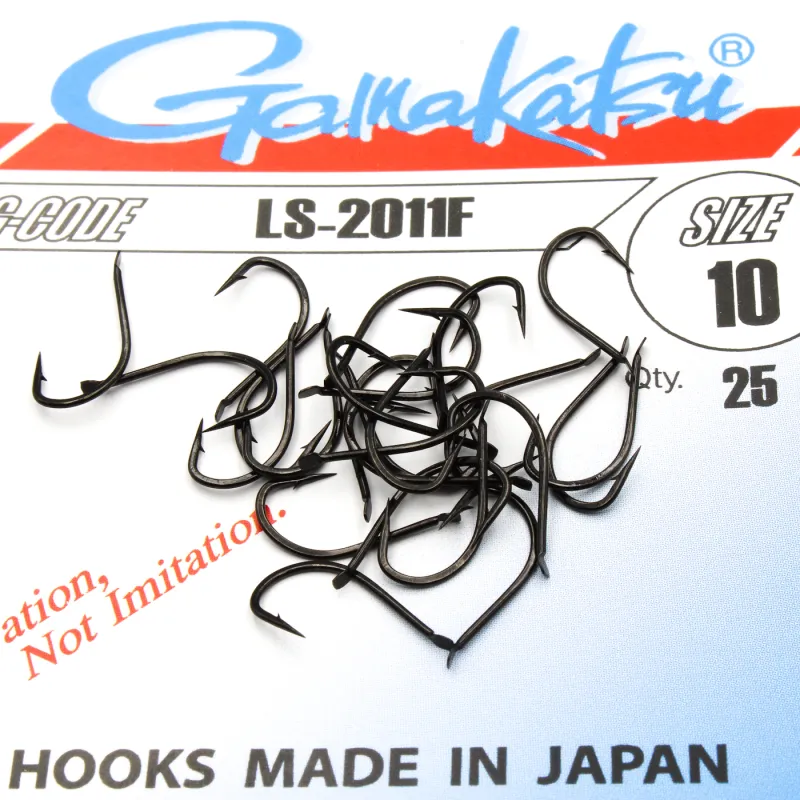 Haczyki Gamakatsu LS-2011 r.10 25szt NS BLACK