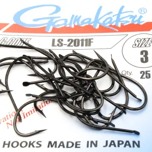 Haczyki Gamakatsu LS-2011 r.3 25szt NS BLACK