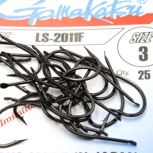 Haczyki Gamakatsu LS-2011 r.3 25szt NS BLACK