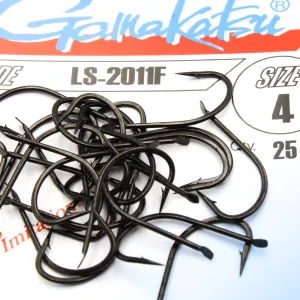 Haczyki Gamakatsu LS-2011 r.4 25szt NS BLACK