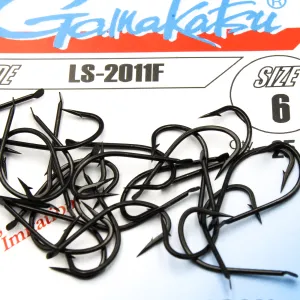 Haczyki Gamakatsu LS-2011 r.6 25szt NS BLACK