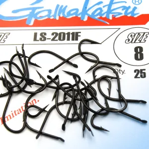 Haczyki Gamakatsu LS-2011 r.8 25szt NS BLACK