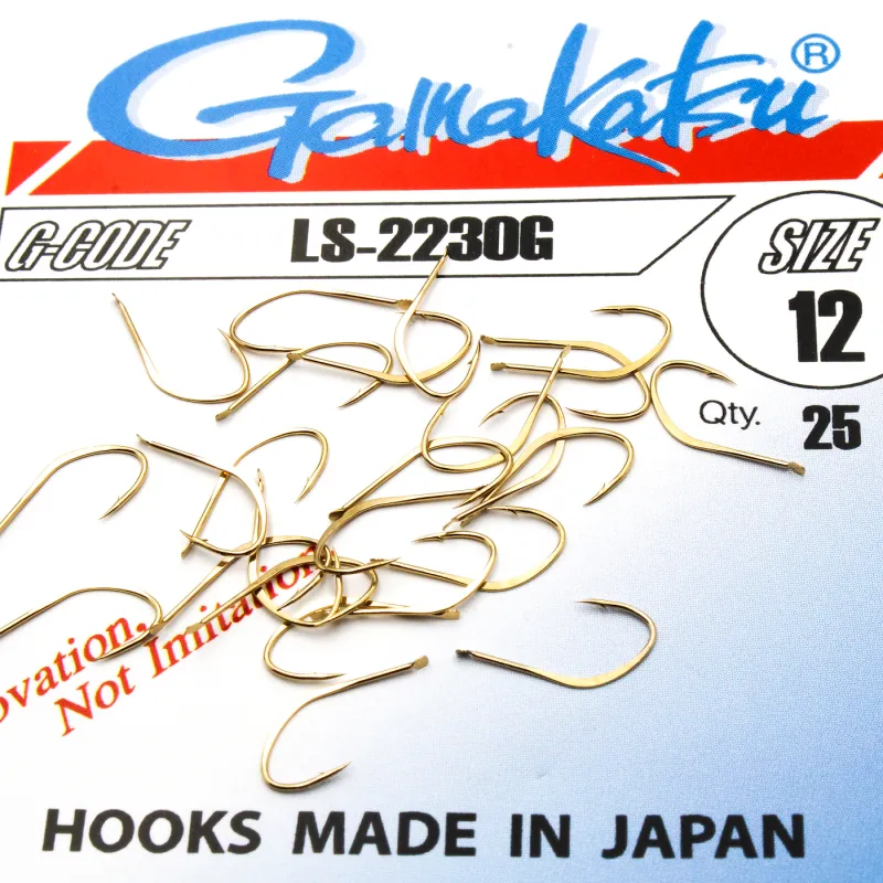 Haczyki Gamakatsu LS-2230 r.12 25szt GOLD