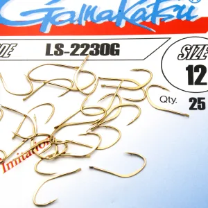 Haczyki Gamakatsu LS-2230 r.12 25szt GOLD