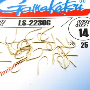 Haczyki Gamakatsu LS-2230 r.14 25szt GOLD