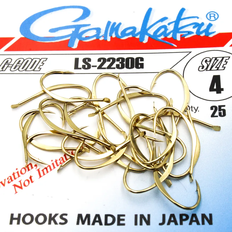 Haczyki Gamakatsu LS-2230 r.4 25szt GOLD