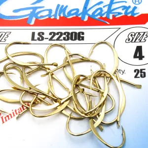 Haczyki Gamakatsu LS-2230 r.4 25szt GOLD