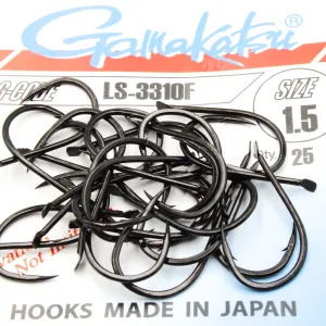 Haczyki Gamakatsu LS-3310 r.1,5 25szt NS BLACK