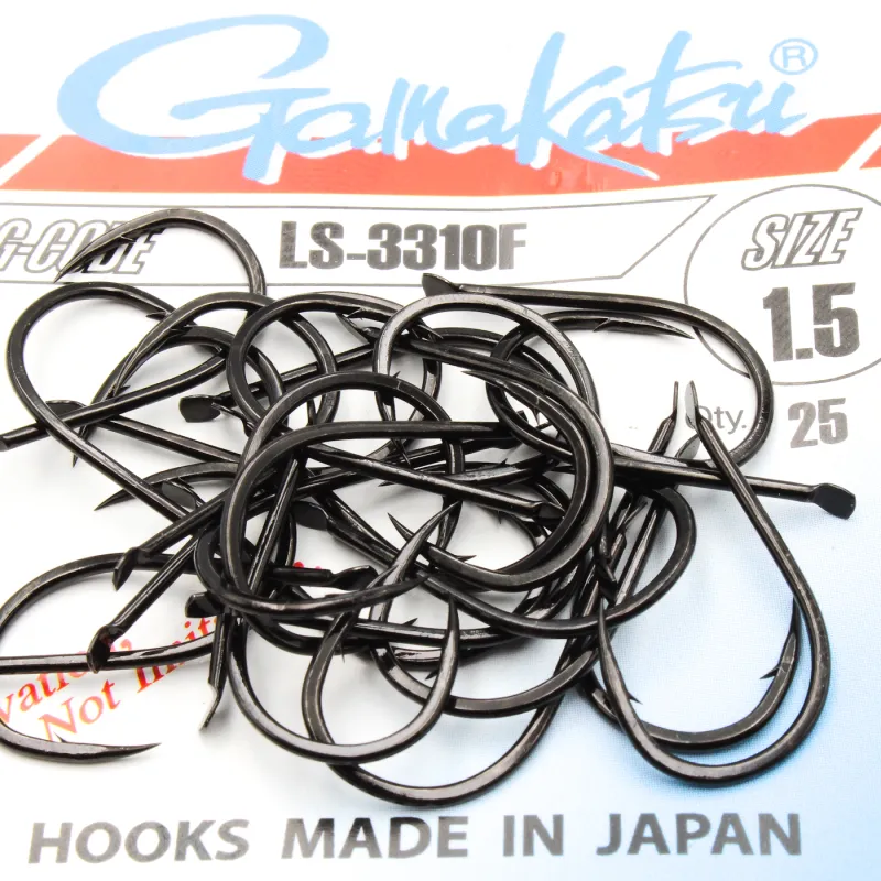 Haczyki Gamakatsu LS-3310 r.1,5 25szt NS BLACK
