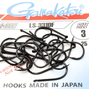 Haczyki Gamakatsu LS-3310 r.3 25szt NS BLACK