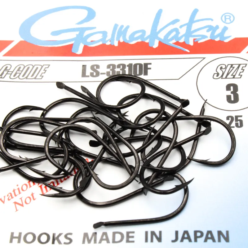 Haczyki Gamakatsu LS-3310 r.3 25szt NS BLACK