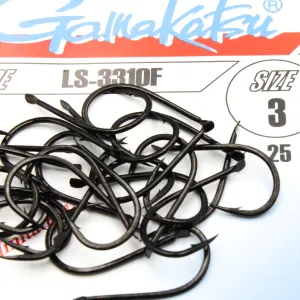 Haczyki Gamakatsu LS-3310 r.3 25szt NS BLACK