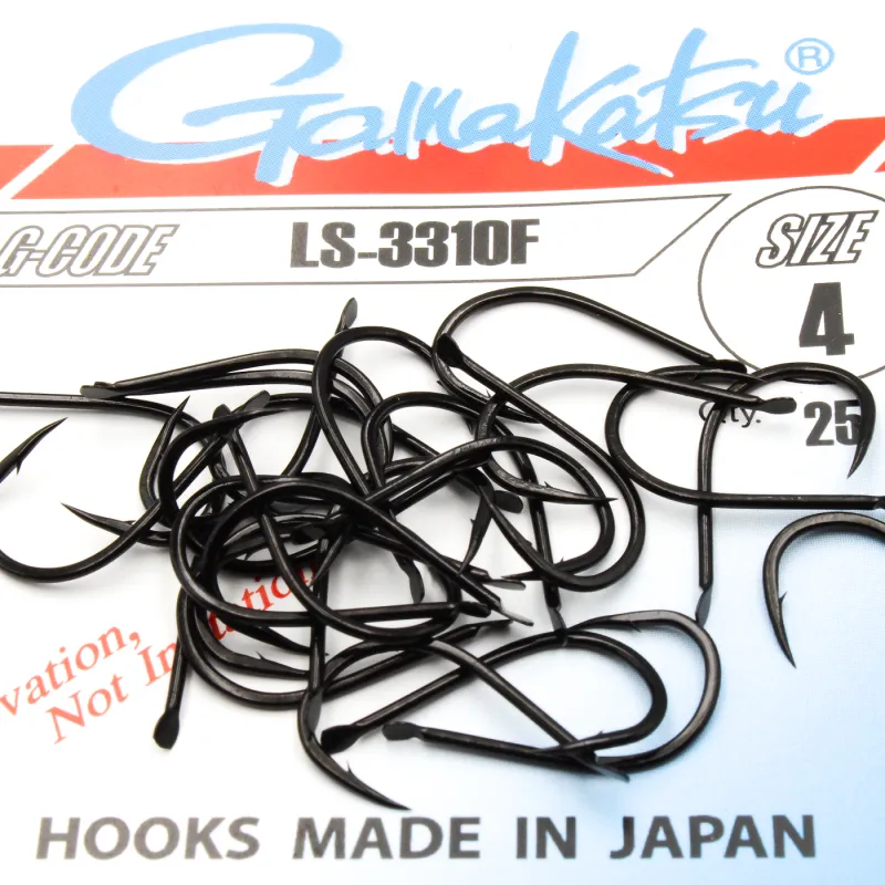 Haczyki Gamakatsu LS-3310 r.4 25szt NS BLACK