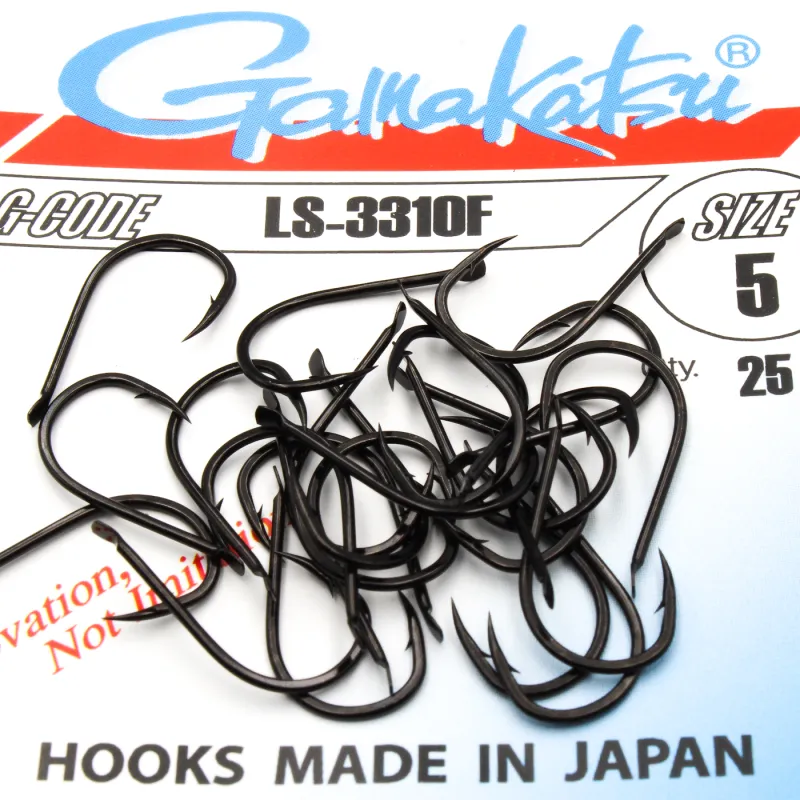 Haczyki Gamakatsu LS-3310 r.5 25szt NS BLACK