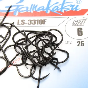 Haczyki Gamakatsu LS-3310 r.6 25szt NS BLACK