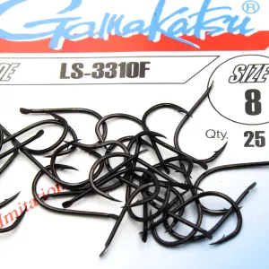 Haczyki Gamakatsu LS-3310 r.8 25szt NS BLACK