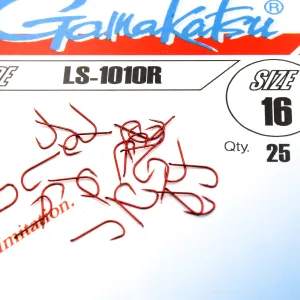 Haczyki Gamakatsu LS-1010 r.16 25szt RED