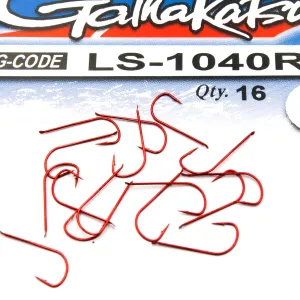 Haczyki Gamakatsu LS-1040 N/L r.12 16szt RED