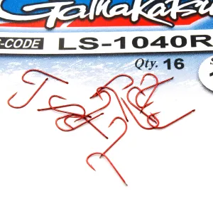 Haczyki Gamakatsu LS-1040 N/L r.14 16szt RED