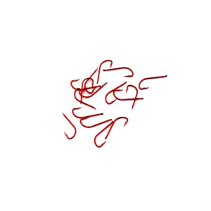 Haczyki Gamakatsu LS-1040 N/L r.20 16szt RED