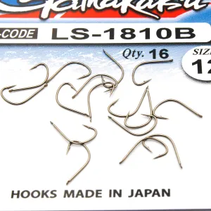 Haczyki Gamakatsu LS-1810 N/L r.12 16szt BRONZE