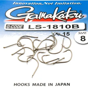 Haczyki Gamakatsu LS-1810 N/L r.8 15szt BRONZE