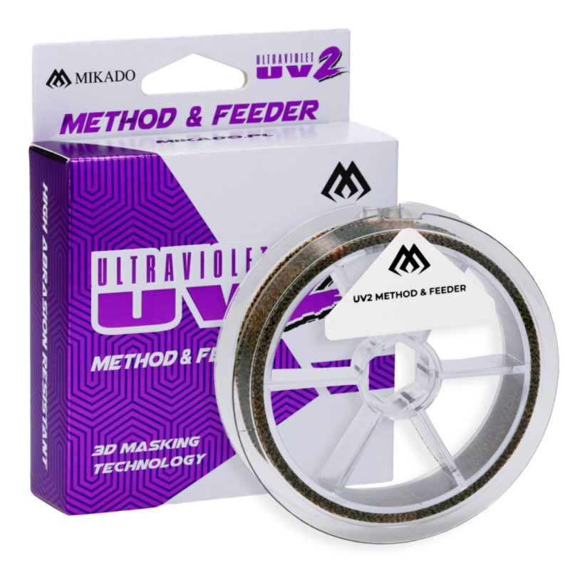Żyłka Mikado UltraViolet 2 Method & Feeder 0.25mm 150m – moc i niewidoczność w jednym