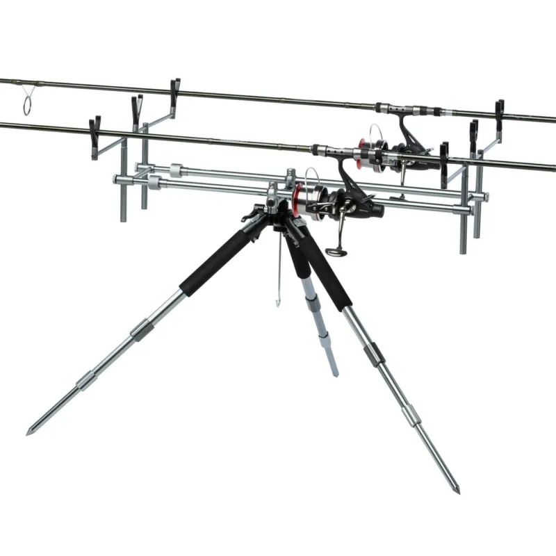 Statyw karpiowy Jaxon Elegance – lekki i stylowy rod pod na 3 wędki