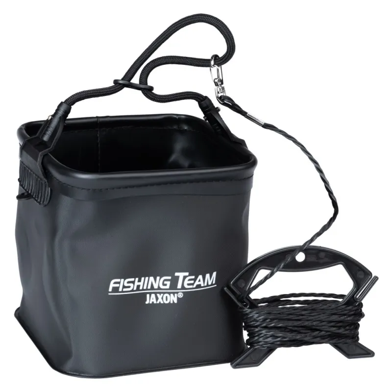 Wiaderko miękkie Jaxon EVA 16x16x16 cm – lekkie i składane