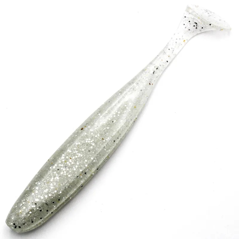 Keitech Easy Shiner 4' 370S Clear Silver Glow