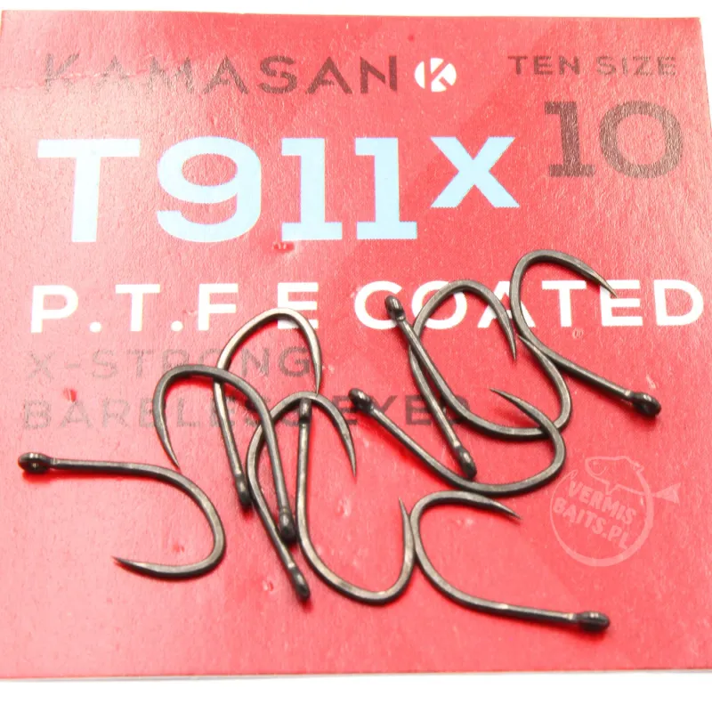 Haczyki Kamasan T911 X-Strong PTFE Coated roz. 10
