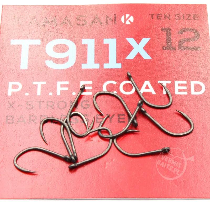 Haczyki Kamasan T911 X-Strong PTFE Coated roz. 12