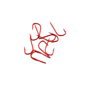 Haczyki Kamasan B512 Barbed Spade roz. 14 – czerwone, 10 szt.