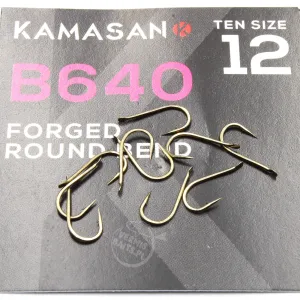 Haczyki Kamasan B640 Spade roz. 12 – mocne, kute, 10 szt.