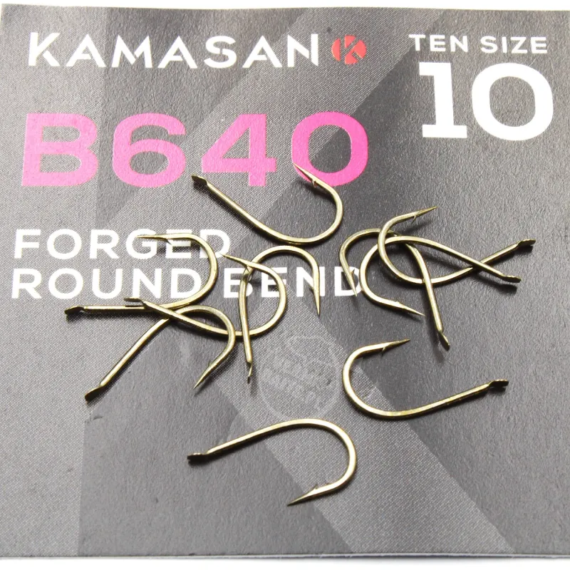 Haczyki Kamasan B640 Spade roz. 10 – mocne, kute, 10 szt.