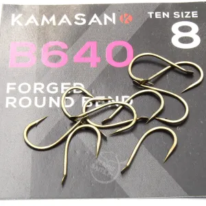 Haczyki Kamasan B640 Spade roz. 8 – mocne, kute, 10 szt.