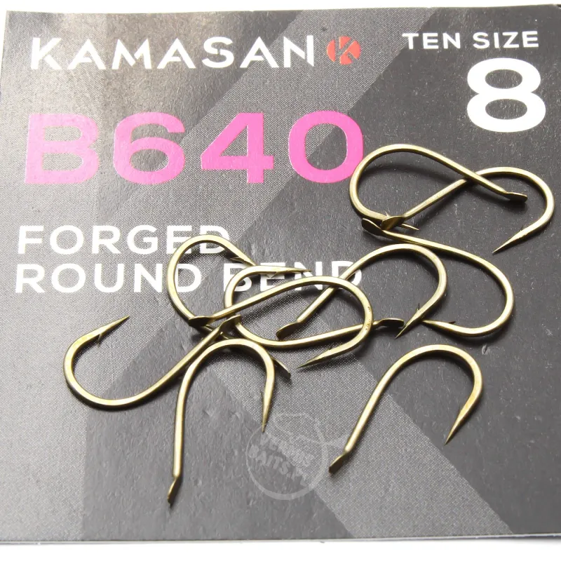 Haczyki Kamasan B640 Spade roz. 8 – mocne, kute, 10 szt.