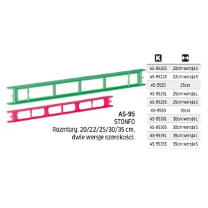 Drabinka do zestawów zawodnicza Stonfo 25 cm L – organizacja i porządek w sprzęcie spławikowym