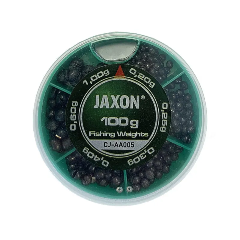 Ciężarki wędkarskie Jaxon Drobne 100g – paletka śrutu ołowianego