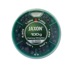 Ciężarki wędkarskie Jaxon Grube 100g – paletka śrutu ołowianego
