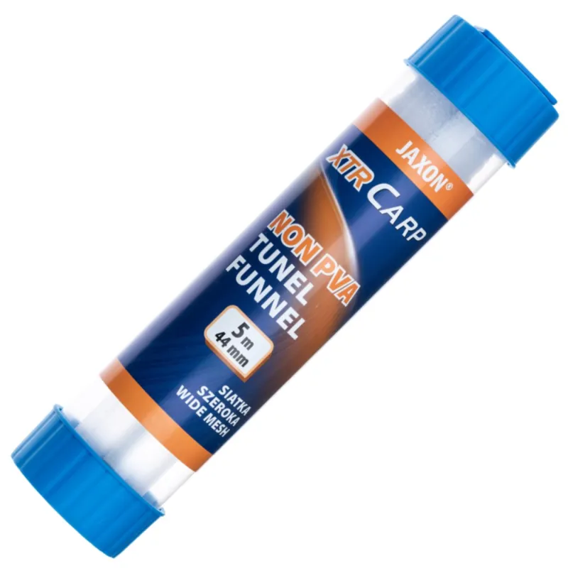 Tunel Non PVA 44mm 5m z ubijakiem Jaxon Sum – nierozpuszczalna siatka do dużych przynęt