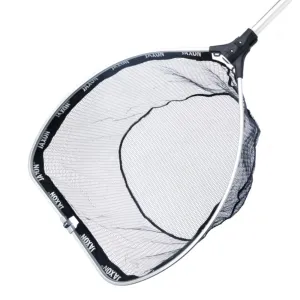 Podbierak spinningowy składany 240 cm Jaxon – gumowana siatka, teleskopowy uchwyt