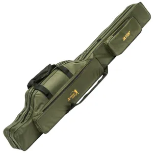 Pokrowiec 3-komorowy khaki 140cm Jaxon – solidna ochrona i funkcjonalność dla wędkarzy