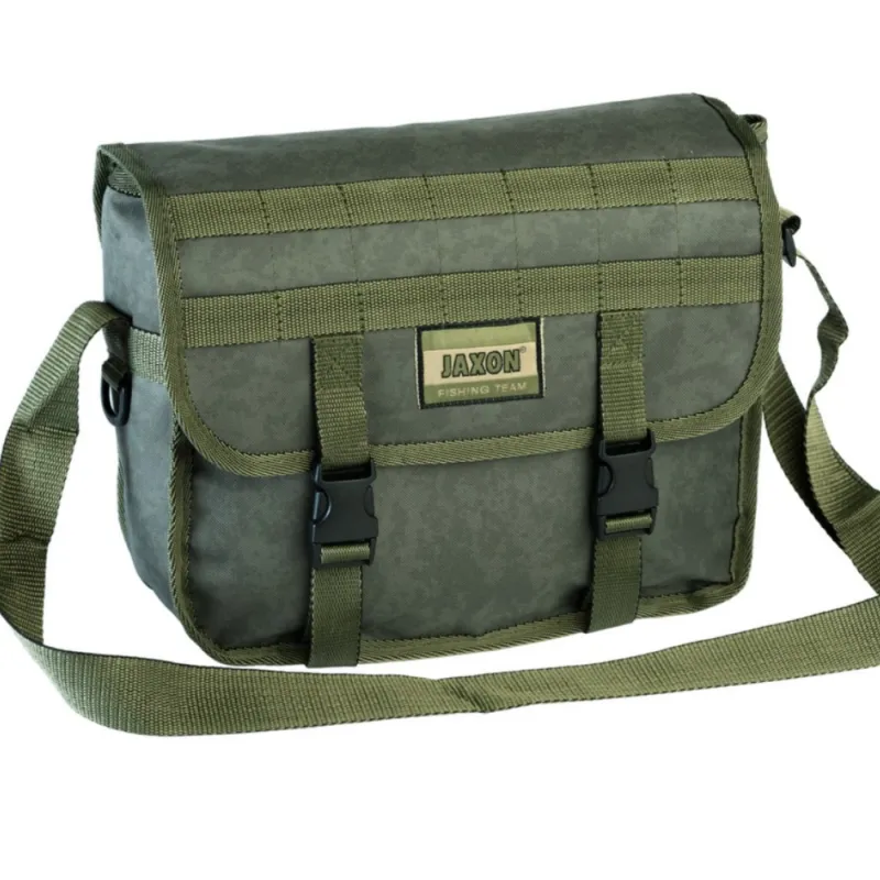 Torba wędkarska Jaxon CAMO 34/13/28cm – kompaktowa, lekka i wodoodporna torba