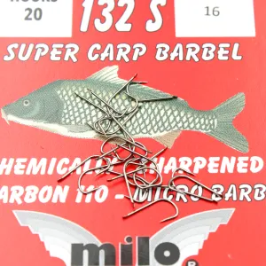 Haczyki Milo 132S Carbone 110 Nr 14 – mocne haczyki STRONG do dużych ryb