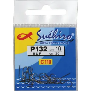Haczyki Milo P132 Suehiro BUR Nr 20 – mocne haczyki do dużych ryb na małe przynęty