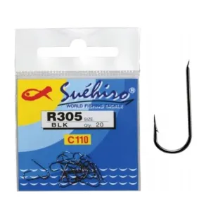 Haczyki Milo R305 Suehiro BLK Nr 14 – półokrągłe, super ostre | wedkarski.pro